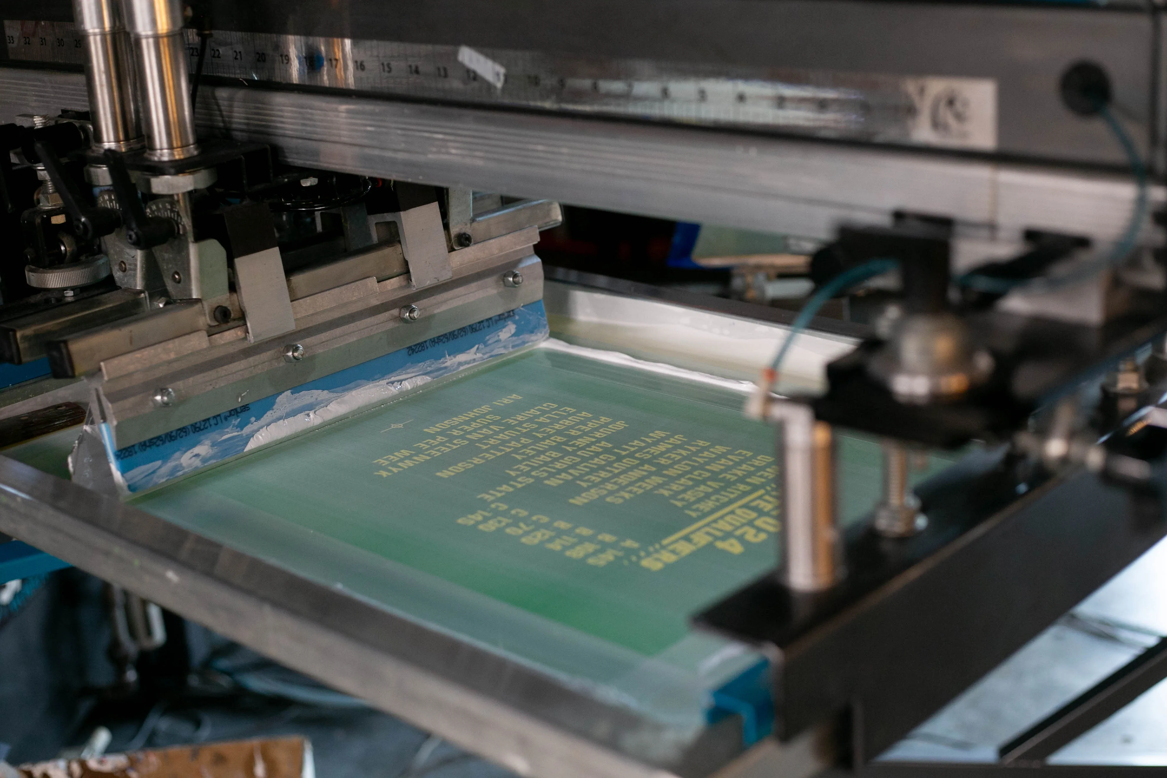 Inside the Jones Creek Apparel production facility