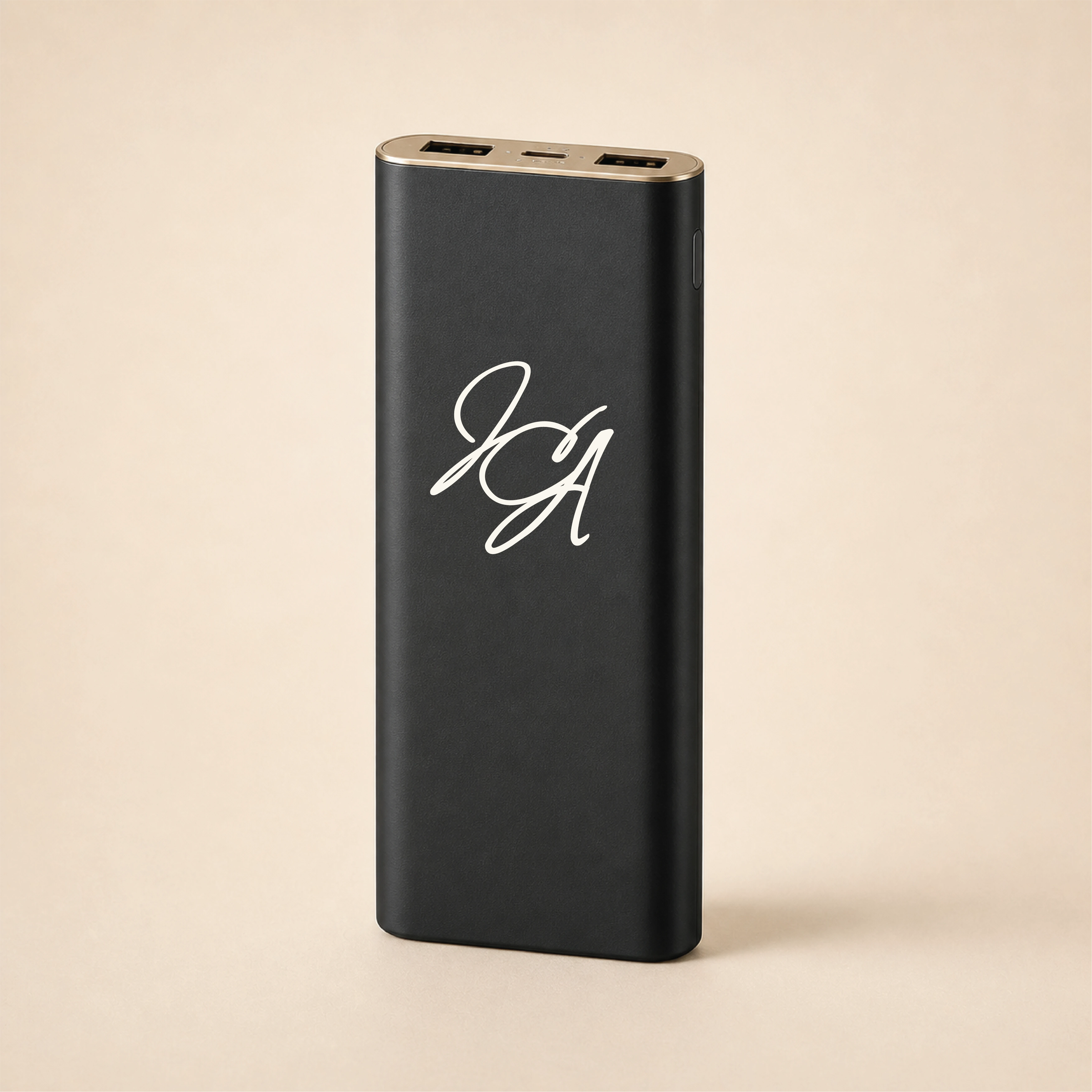Logo-printed power bank